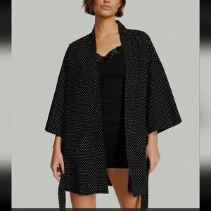 VICTORIA'S SECRET 3-Piece Stretch Cotton Pajama Set, Cami Shorts & Robe